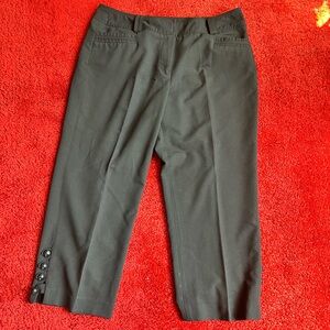 Larry Levine Womens Capri Trouser Pant